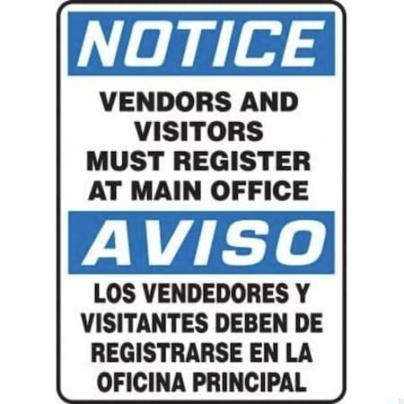 Accuform BILINGUAL OSHA NOTICE Safety Sign SBMADC838VA SBMADC838VA